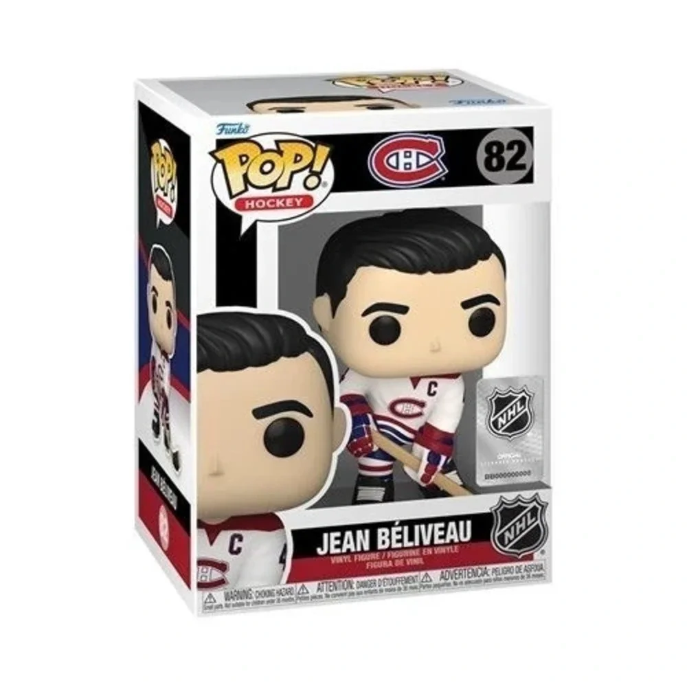 Funko Pop Hockey Jean Beliveau Canadiens #82 NHL‎ Vinyl Figure